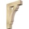 Ekena Millwork Olympic Block Rough Sawn Bracket, Douglas Fir, 4"W x 18"D x 26"H BKT04X18X26OLY05RDF - alternate 1